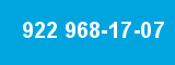 922 968-17-07
